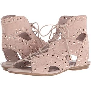 JOIE FABIENNE SUEDE GLADIATOR FLAT SANDALS Designer Luxury Women’s Shoes Pumps 7